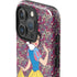 Disney Snow White Character with Floral Pattern iPhone 16 Pro Impact Case